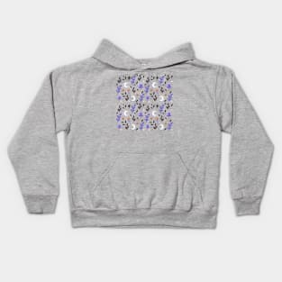 Mushroom hunter pattern Kids Hoodie